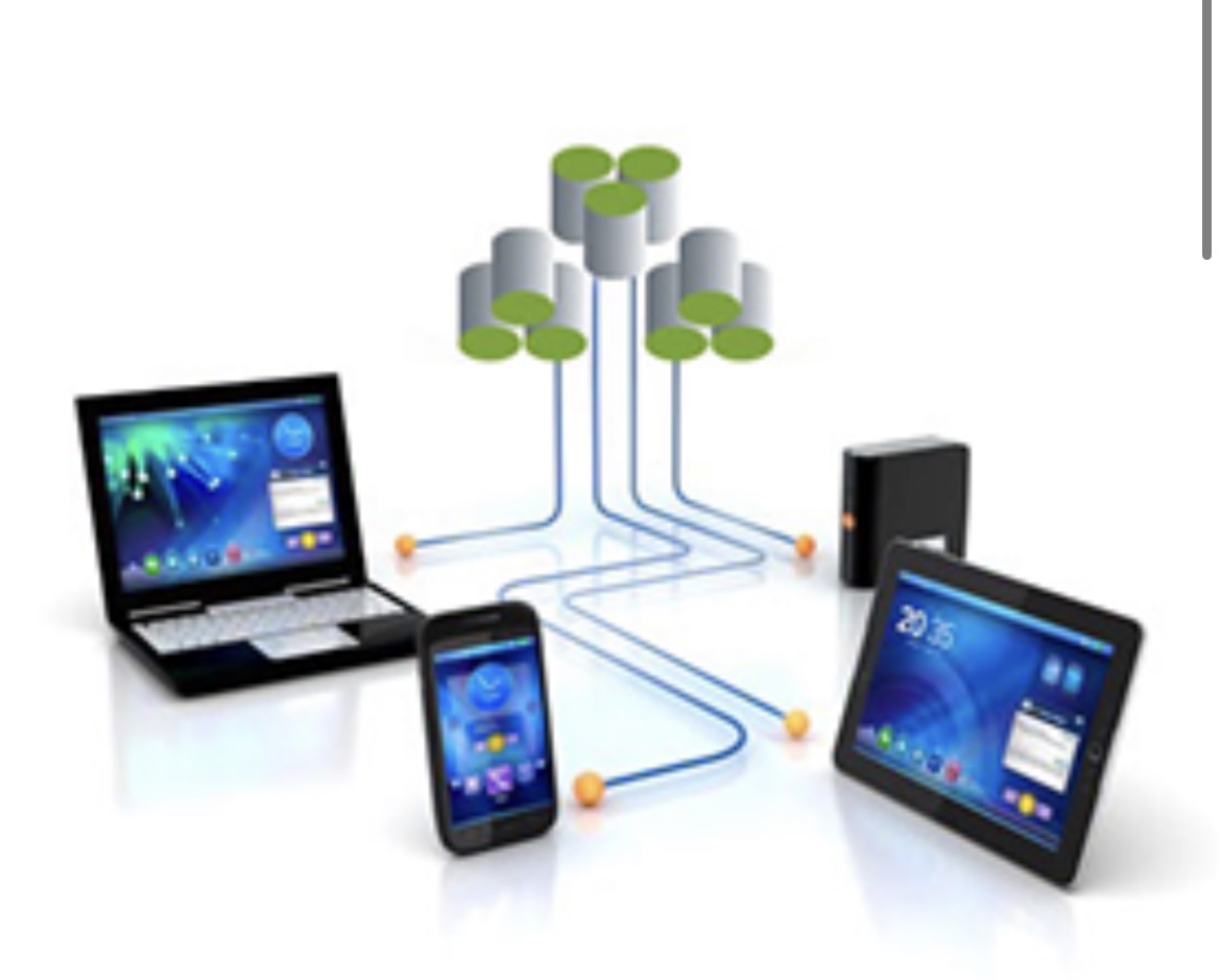 Connected communications devices and network